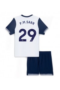 Fotbalové Dres Tottenham Hotspur Pape Matar Sarr #29 Dětské Domácí Oblečení 2024-25 Krátký Rukáv (+ trenýrky)